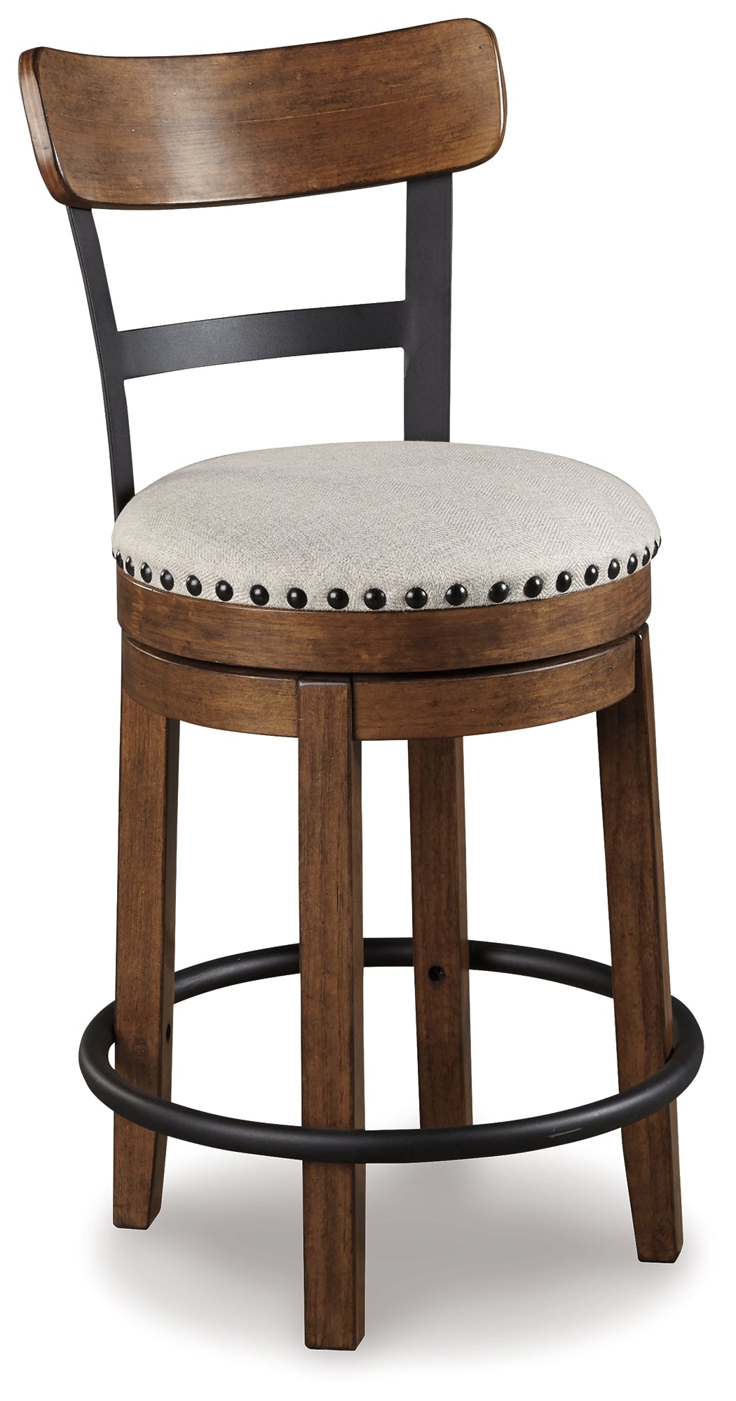 Valebeck Brown Counter Height Bar Stool