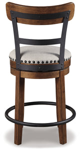 Valebeck Brown Counter Height Bar Stool