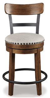 Valebeck Brown Counter Height Bar Stool