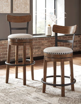 Valebeck Brown Bar Height Bar Stool