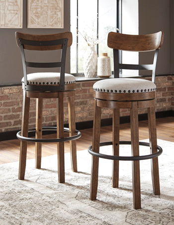 Valebeck Brown Bar Height Bar Stool