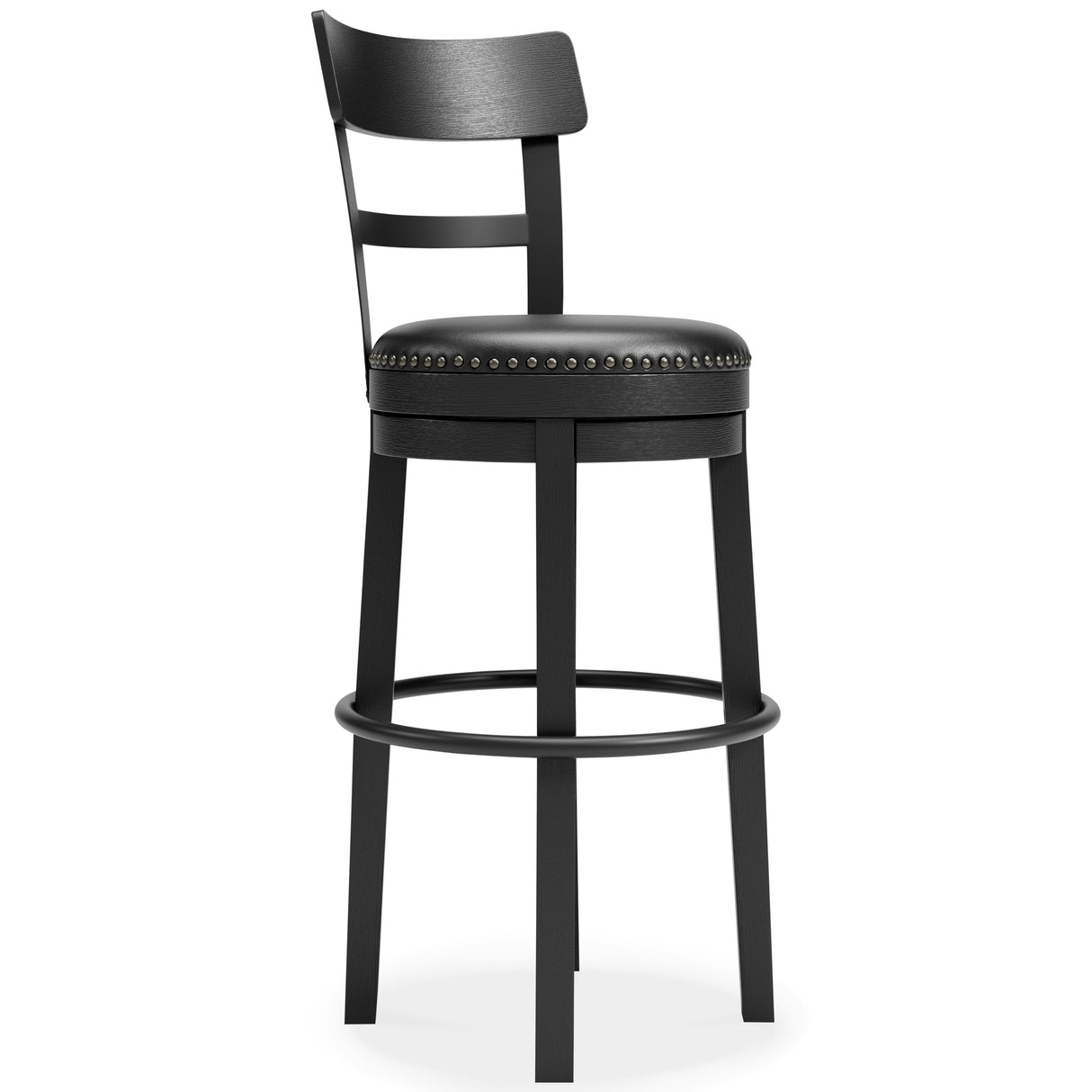 Valebeck Black Bar Height Bar Stool