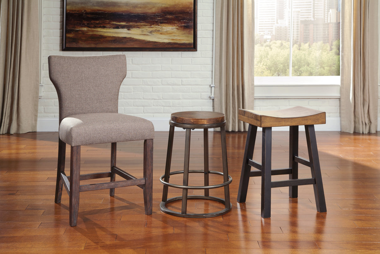 Glosco Counter Height Bar Stool (Set of 2)