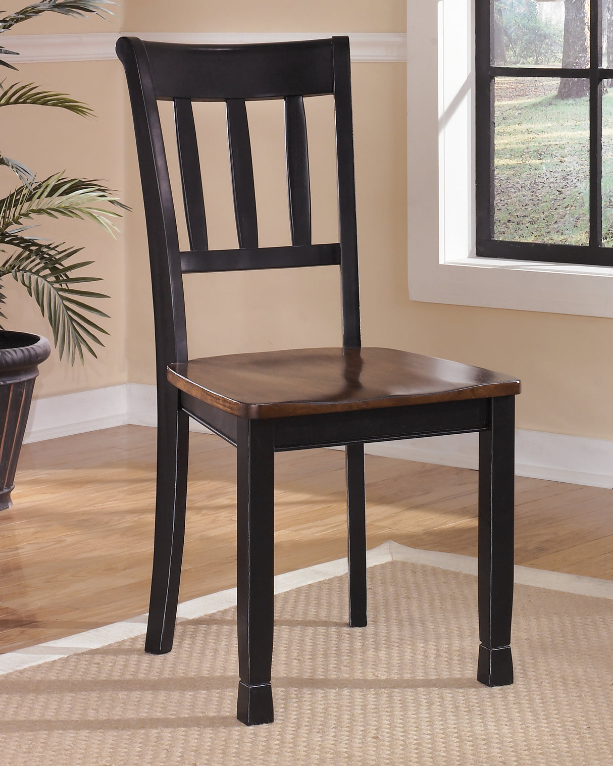 Owingsville Black/Brown Dining Chair