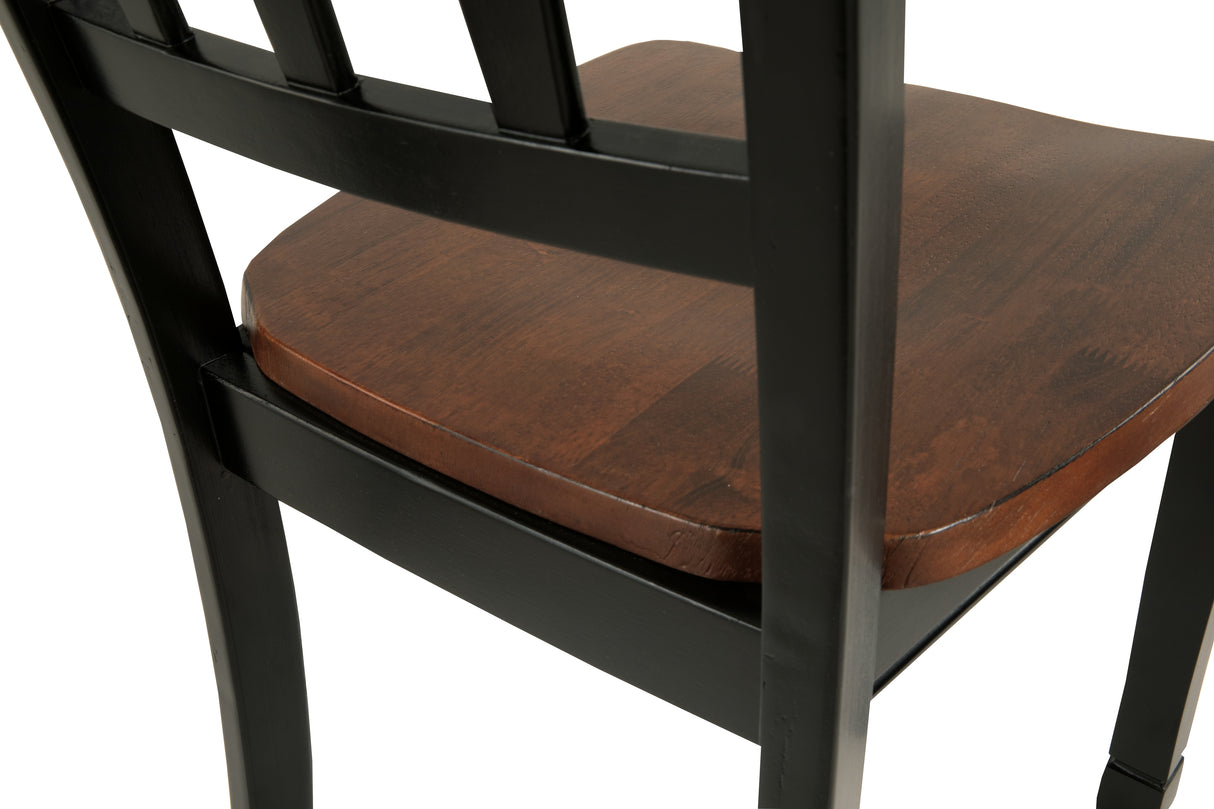 Owingsville Black/Brown Dining Chair