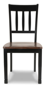 Owingsville Black/Brown Dining Chair