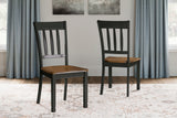 Owingsville Black/Brown Dining Chair