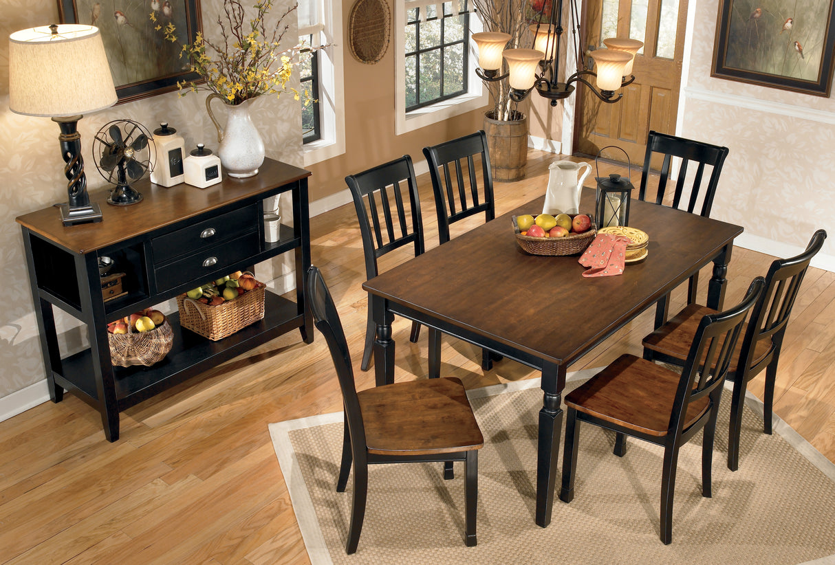 Owingsville Black/Brown Dining Chair