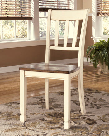 Whitesburg Brown/Cottage White Dining Chair