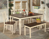 Whitesburg Brown/Cottage White Dining Table