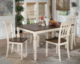 Whitesburg Brown/Cottage White Dining Chair