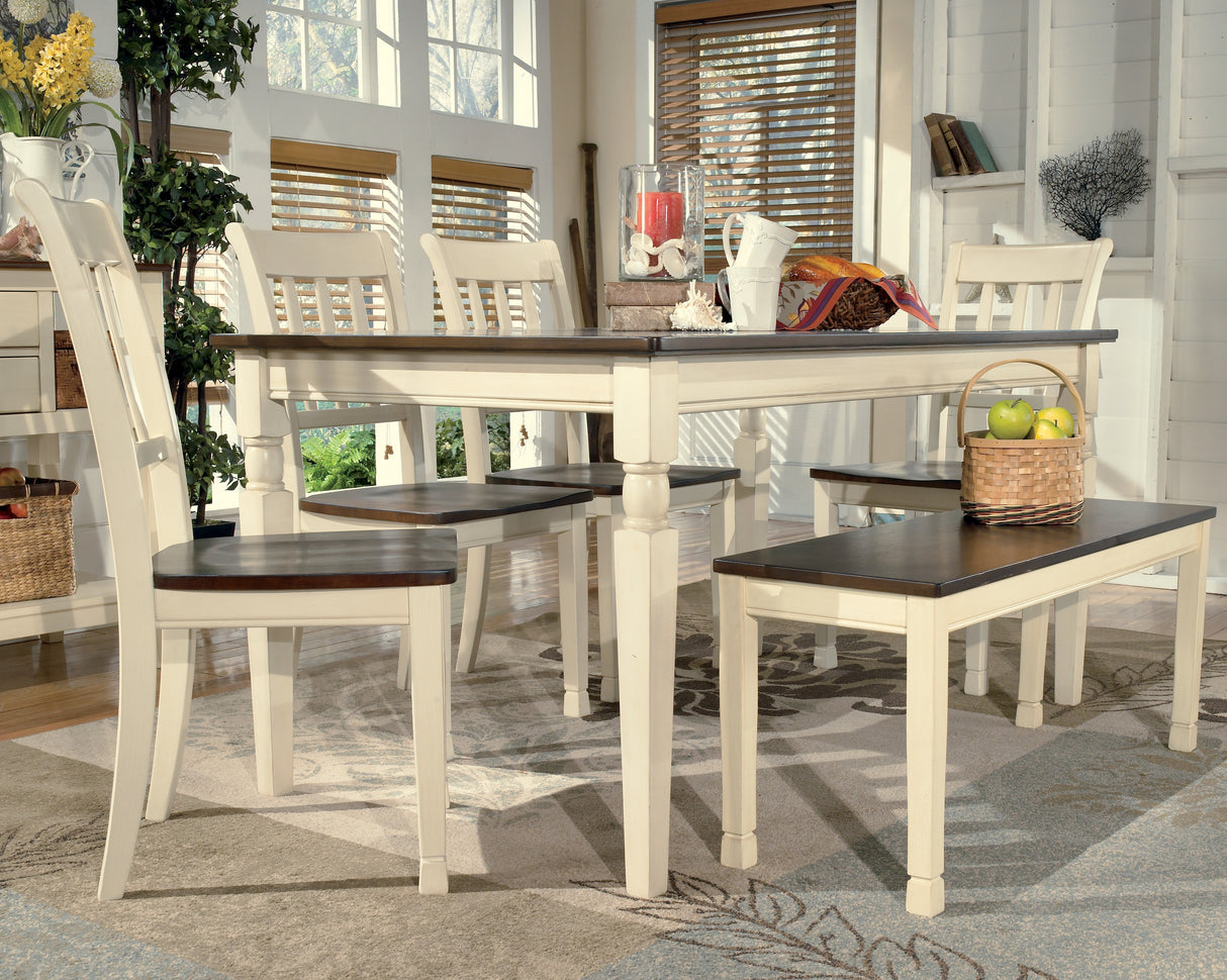 Whitesburg Brown/Cottage White Dining Table