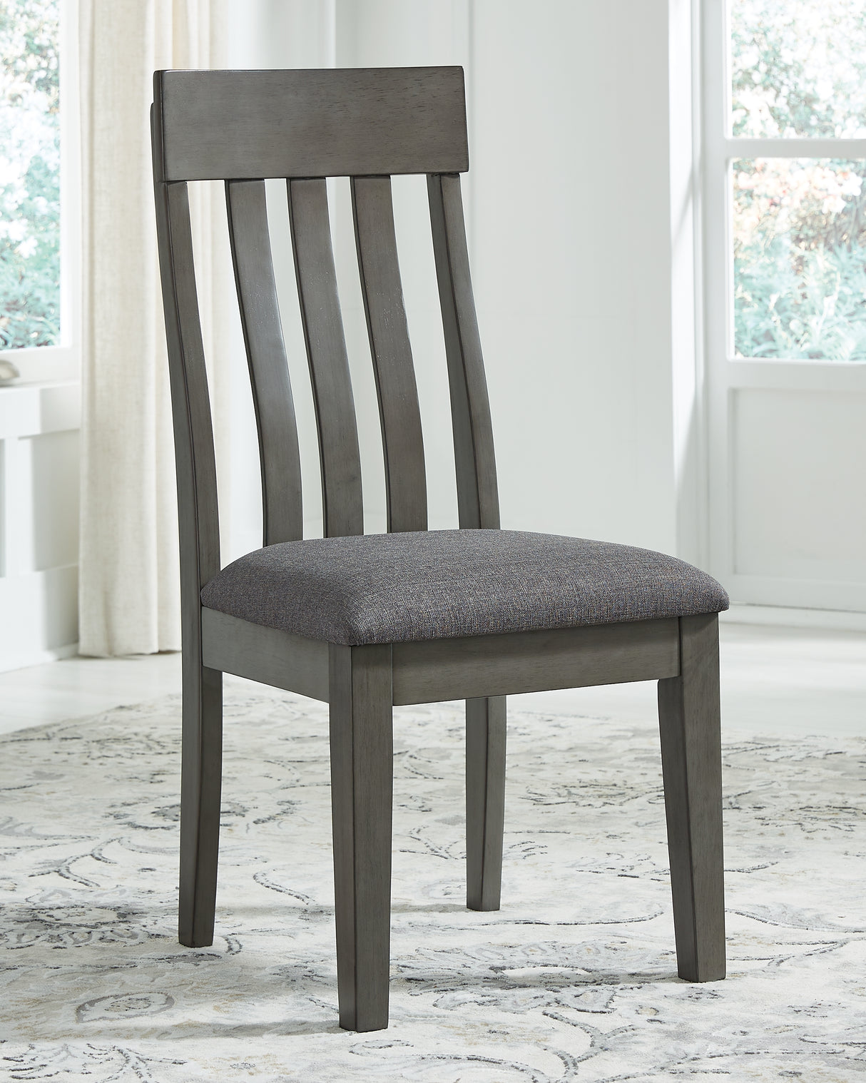 Hallanden Two-Tone Gray Dining Chair