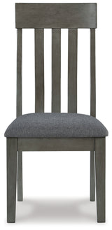 Hallanden Two-Tone Gray Dining Chair