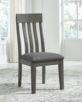 Hallanden Two-Tone Gray Dining Chair