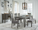 Hallanden Gray Dining Extension Table