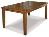 Ralene Dining Table and 6 Chairs and Bench