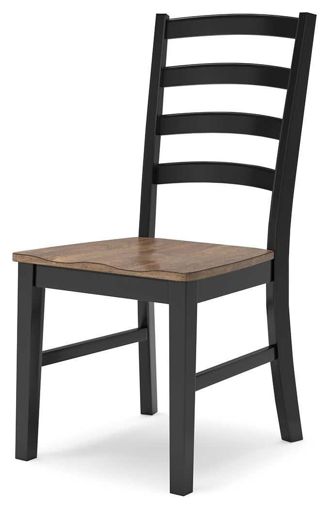 Wildenauer Brown/Black Dining Chair