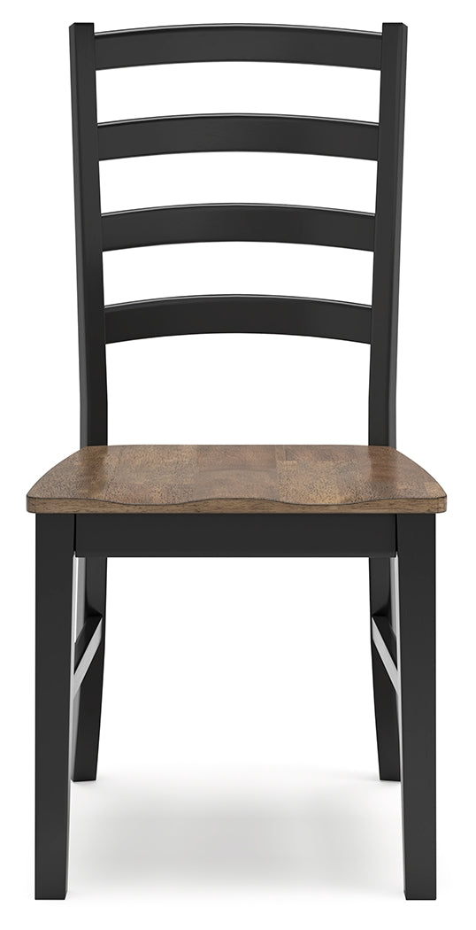 Wildenauer Brown/Black Dining Chair