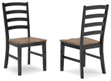 Wildenauer Brown/Black Dining Chair