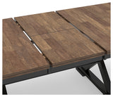 Wildenauer Brown/Black Dining Extension Table