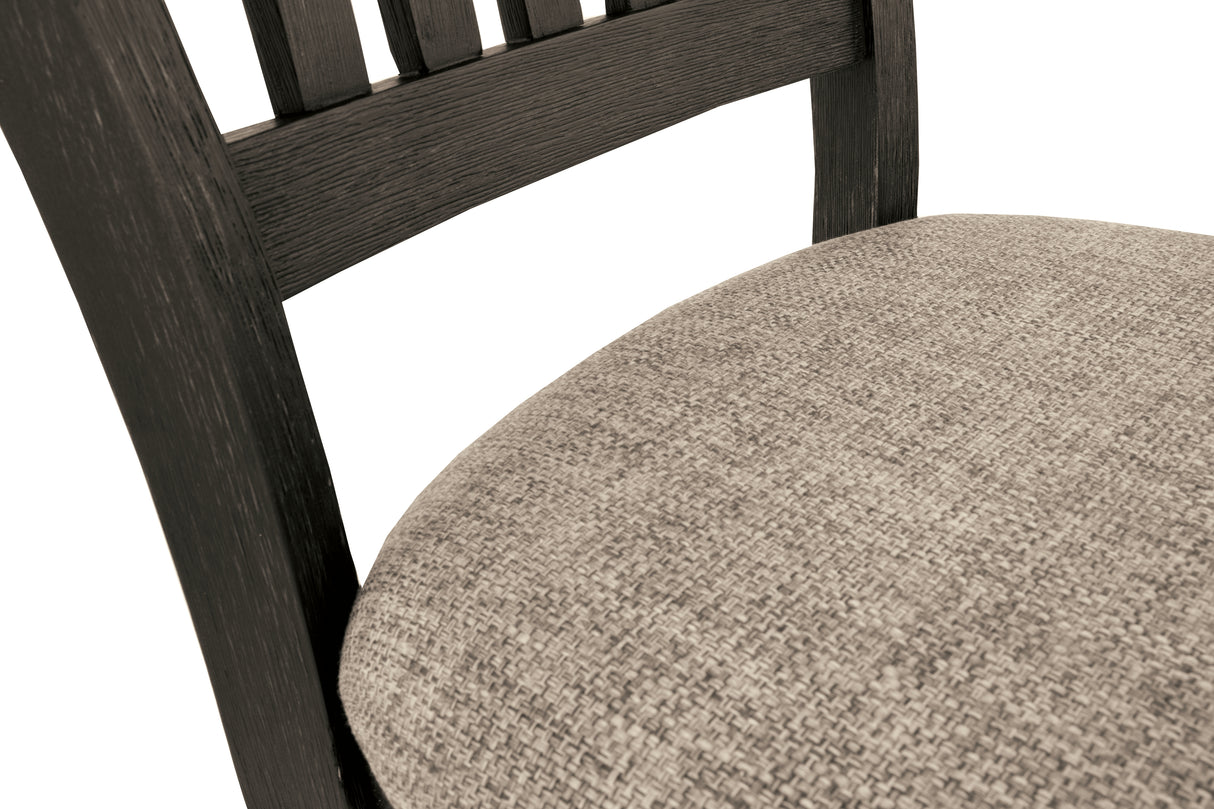 Tyler Black/Grayish Brown Creek Dining Chair