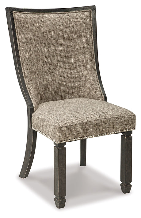 Tyler Black/Grayish Brown Creek Dining Chair