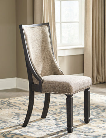 Tyler Black/Grayish Brown Creek Dining Chair