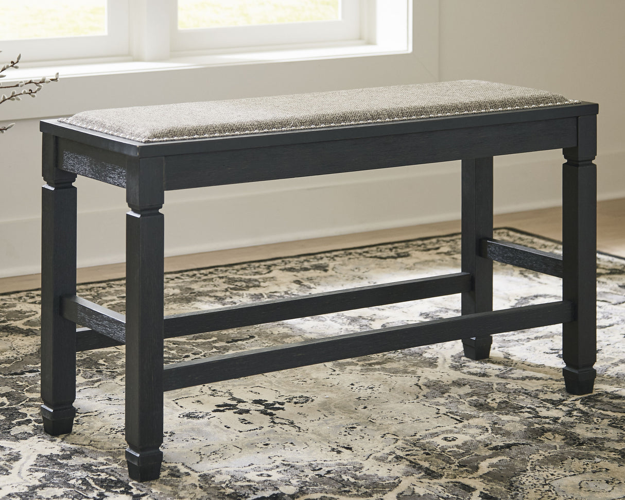 Tyler Antique Black Creek Counter Height Dining Bench