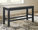 Tyler Antique Black Creek Counter Height Dining Bench