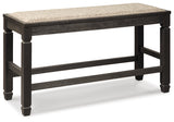 Tyler Antique Black Creek Counter Height Dining Bench