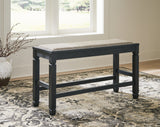 Tyler Antique Black Creek Counter Height Dining Bench