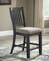 Tyler Black/Grayish Brown Creek Counter Height Bar Stool