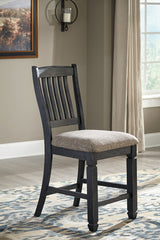 Tyler Black/Grayish Brown Creek Counter Height Bar Stool