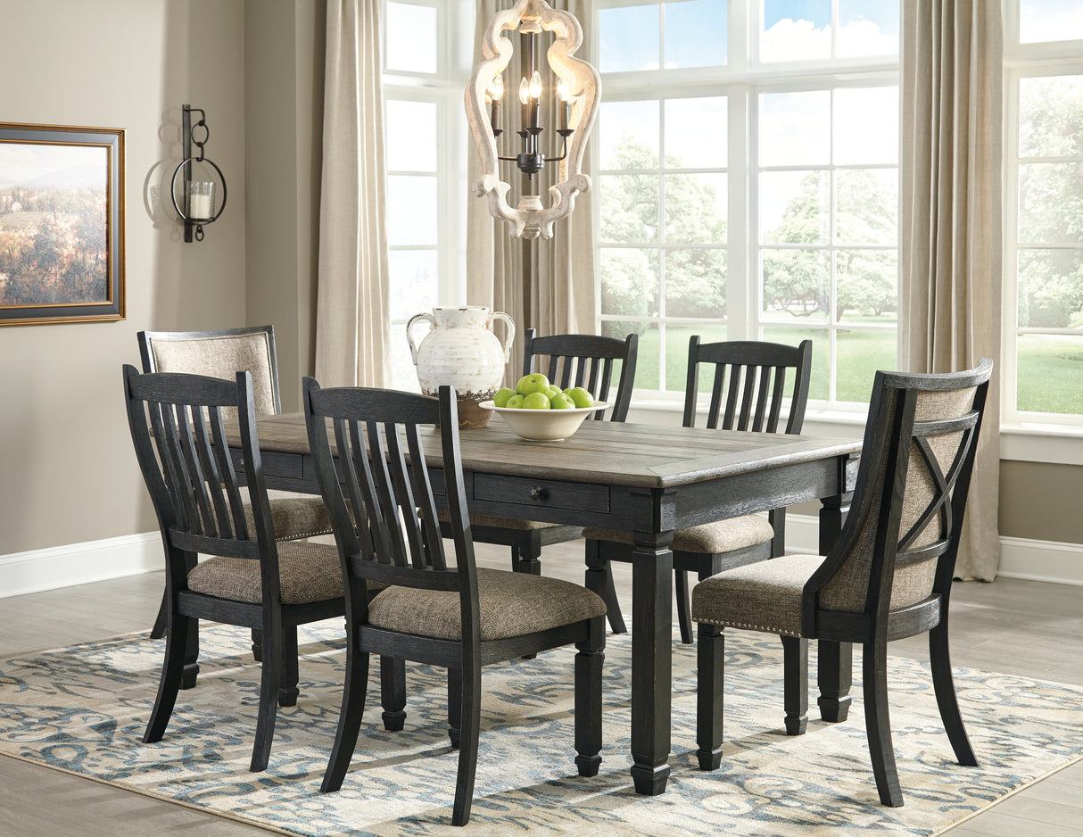 Tyler Black/Grayish Brown Creek Dining Chair