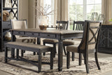 Tyler Black/Gray Creek Dining Table