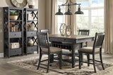 Tyler Black/Gray Creek Display Cabinet