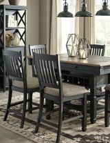 Tyler Black/Gray Creek Counter Height Dining Table