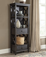 Tyler Black/Gray Creek Display Cabinet