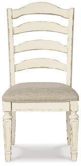 Realyn Chipped White Dining Chair