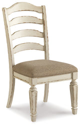 Realyn Chipped White Dining Chair