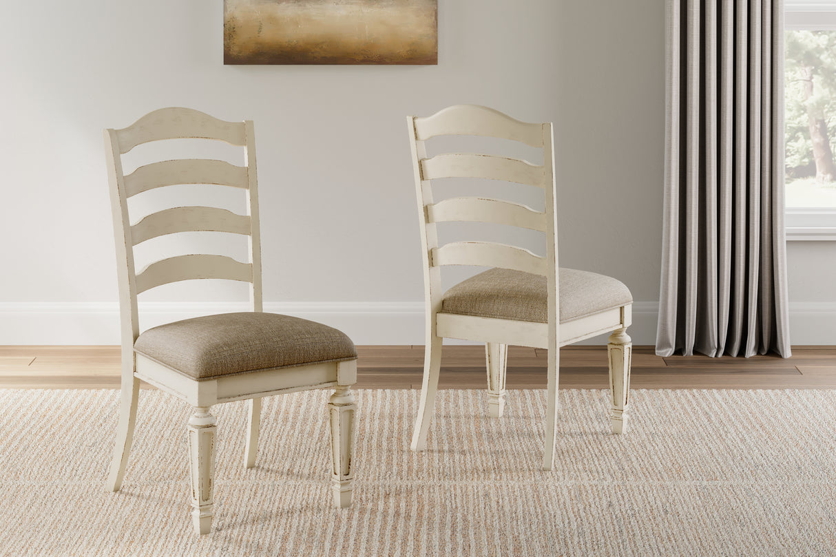 Realyn Chipped White Dining Chair