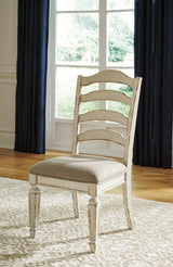 Realyn Chipped White Dining Chair