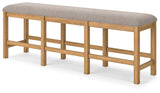 Havonplane Brown 72" Counter Height Dining Bench