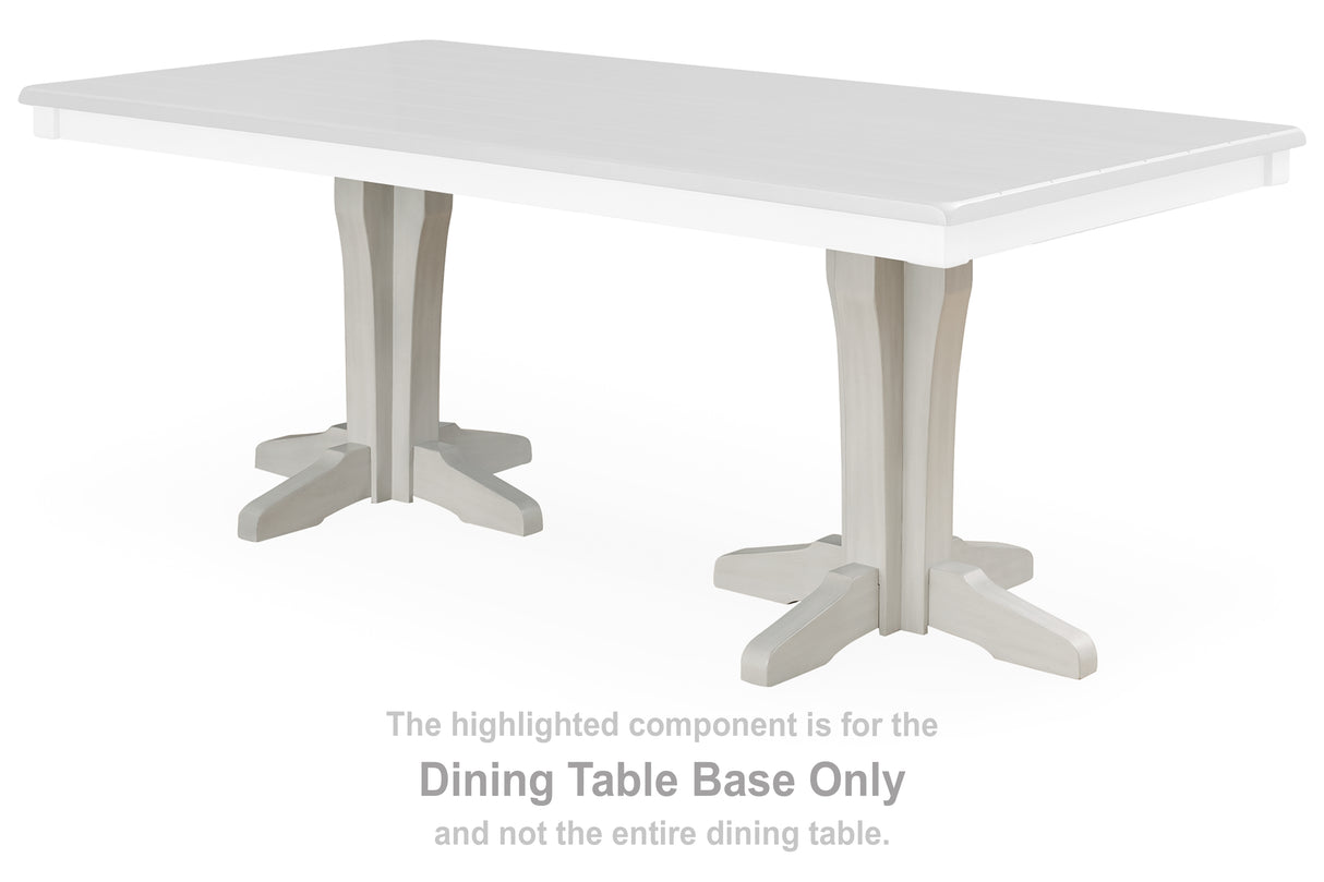 Darborn Gray/Brown Dining Table Base