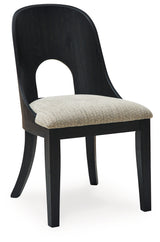 Roanhowe Black Dining Chair