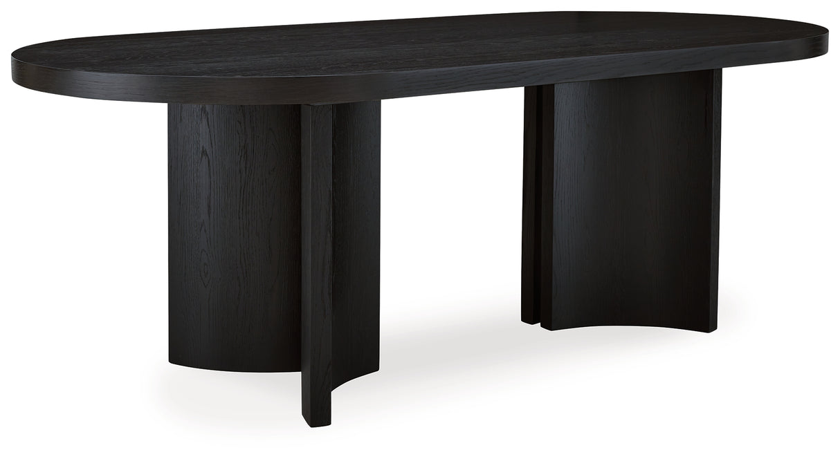 Roanhowe Black Dining Table