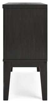 Galliden Black/Brown Dining Server