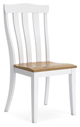 Ashbryn White/Natural Dining Chair