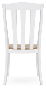 Ashbryn White/Natural Dining Chair